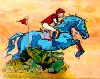 Blue Horse Red Rider