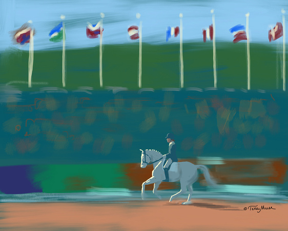 Extended Canter Flags